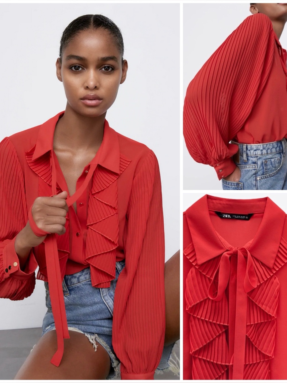 ZARA ~ Raffled Flow Blause